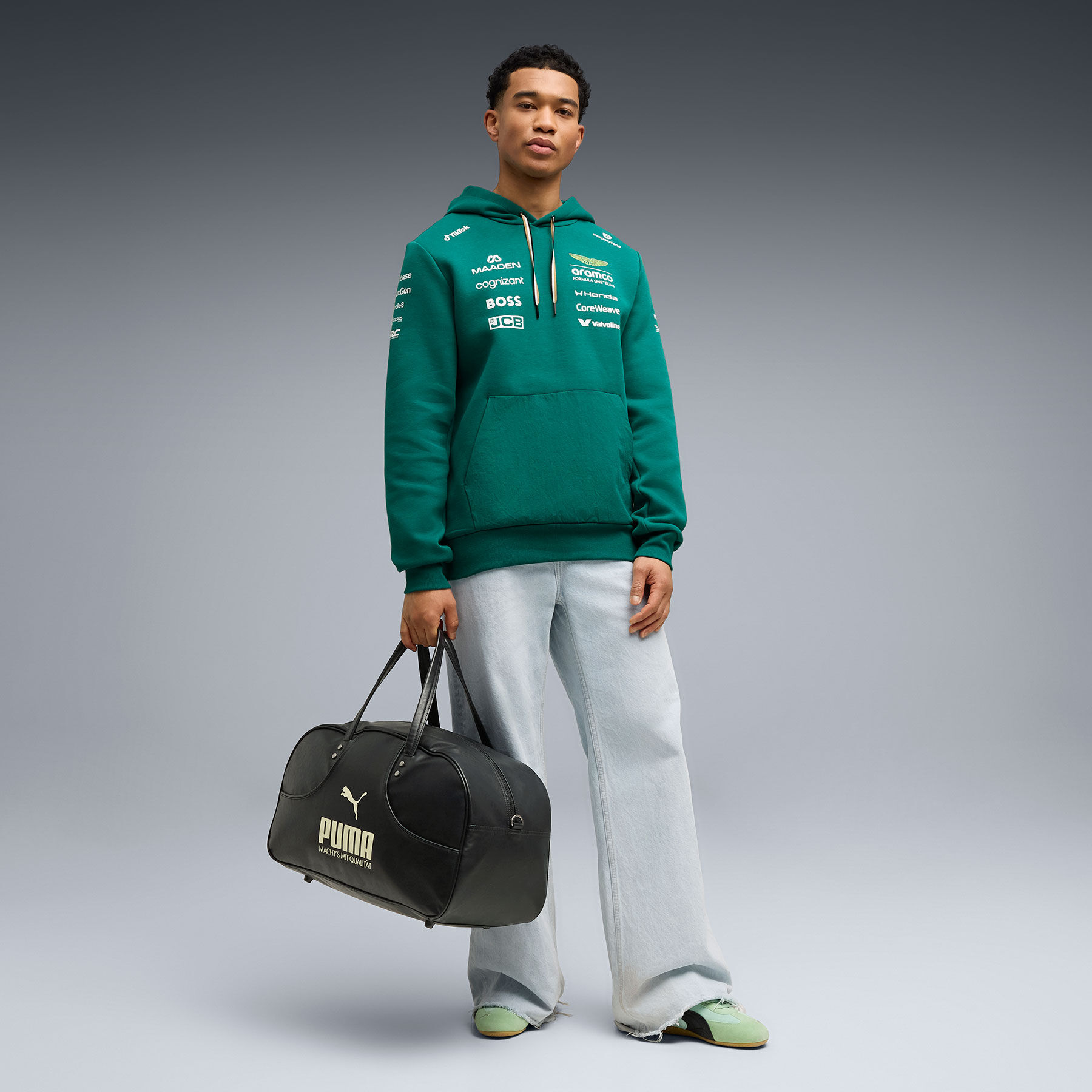 Shop | 2026 Replica Team Hoodie green | Aston Martin F1 Team