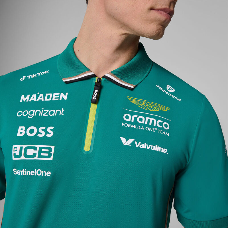 AMF1 RP MENS TEAM POLO - green