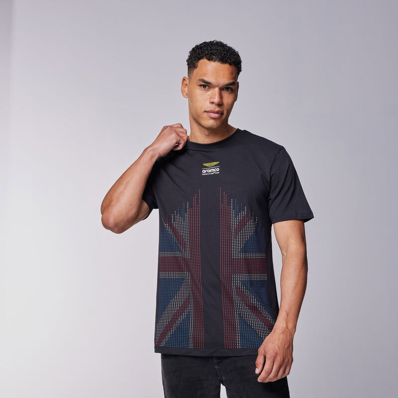 AMF1 FW SE SILVERSTONE GRAPHIC TEE - black