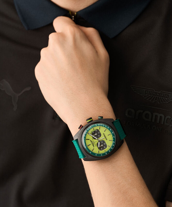 AMF1 DWF SILICONE STRAP WATCH - Podium Green
