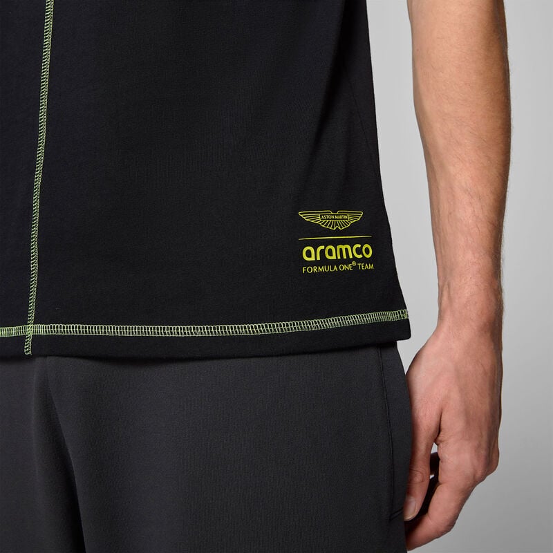 AMF1 FW MENS DATA GRAPHIC TEE - black