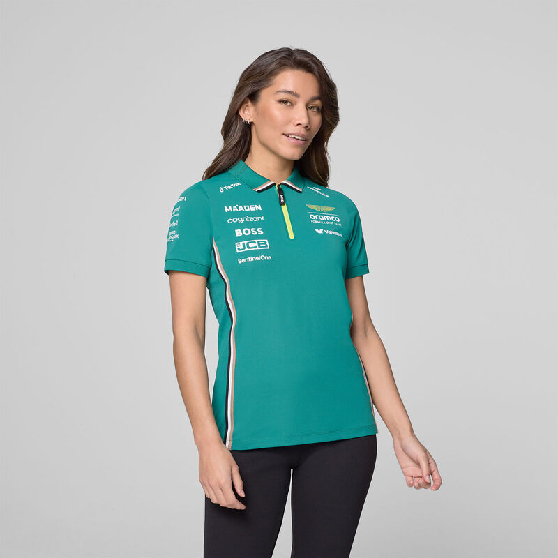 AMF1 RP WOMENS TEAM POLO - green