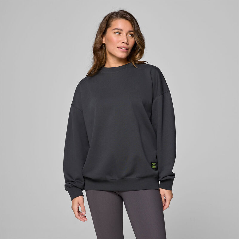 AMF1 FW WOMENS CREW SWEAT - black