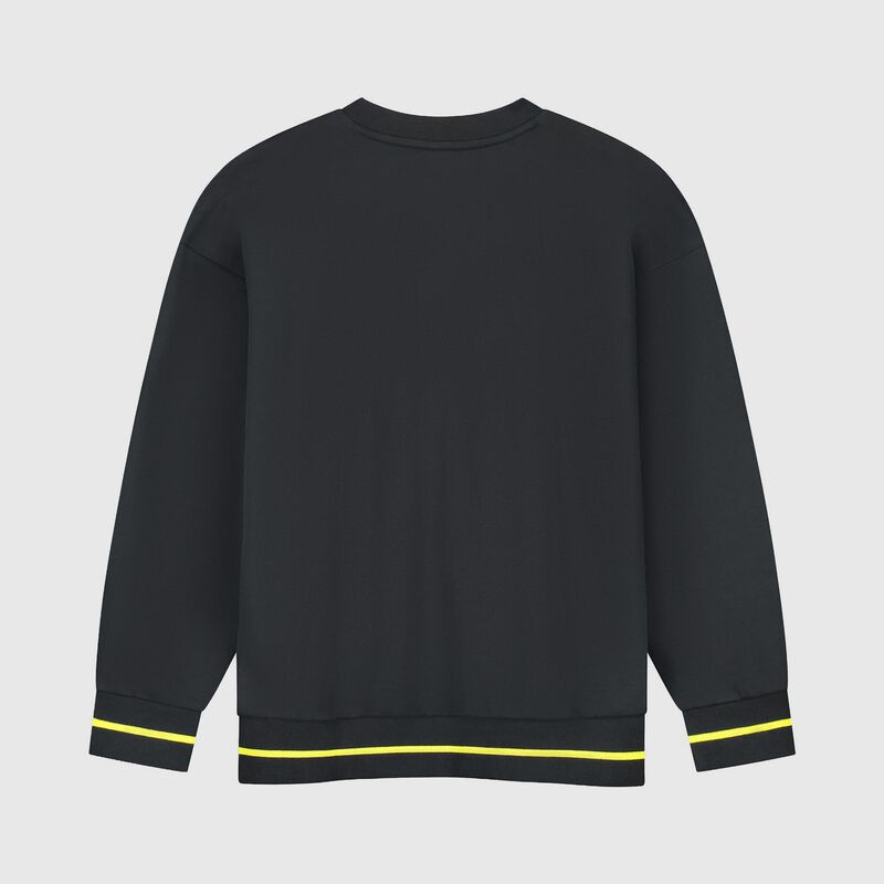 AMF1 FW LOGO STEALTH CREW SWEAT - True Black