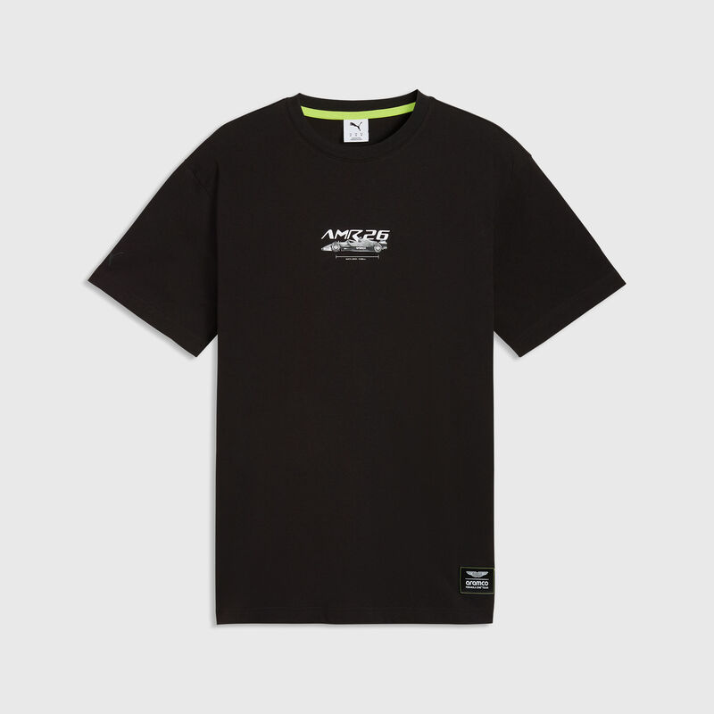 AMF1 LS Graphic Tee 2 - PUMA Black