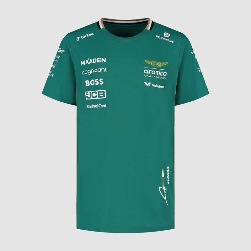 AMF1 RP KIDS ALONSO TEAM TEE - green