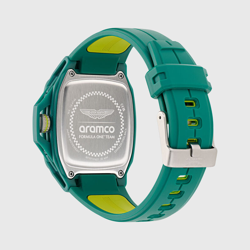 AMF1 FLK SILICONE STRAP WATCH - Podium Green