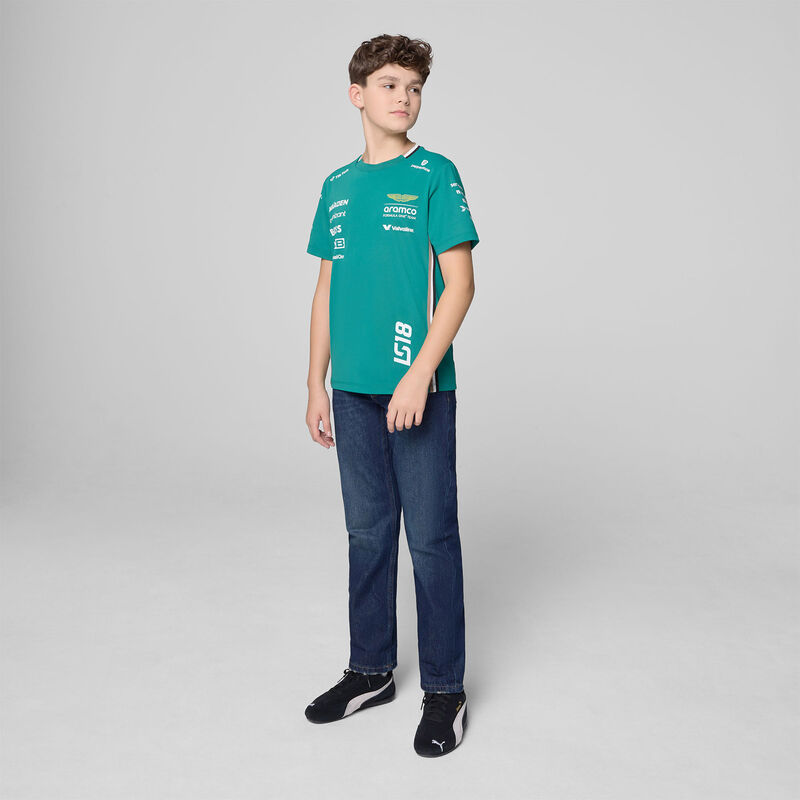 AMF1 RP KIDS STROLL TEAM TEE - green