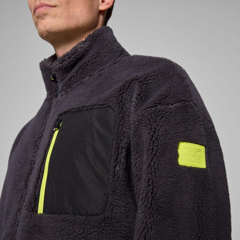 AMF1 FW TECH SHERPA JACKET - black