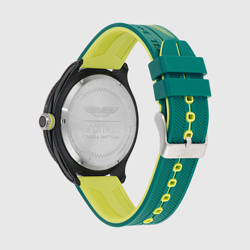 AMF1 PIT SILICONE STRAP WATCH - Podium Green