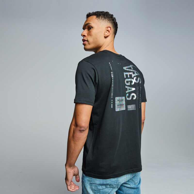 AMF1 FW SE VEGAS GRAPHIC TEE - black