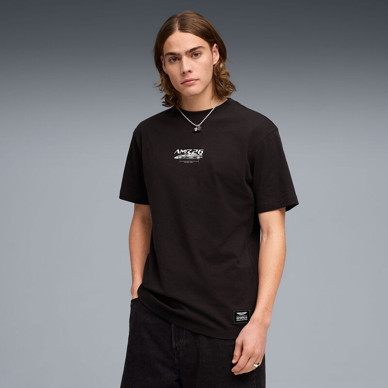 AMF1 LS Graphic Tee 2 - PUMA Black