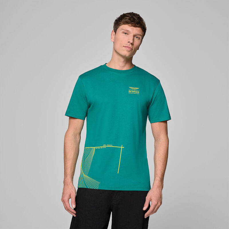 AMF1 FW MENS GRAPH GRAPHIC TEE - green