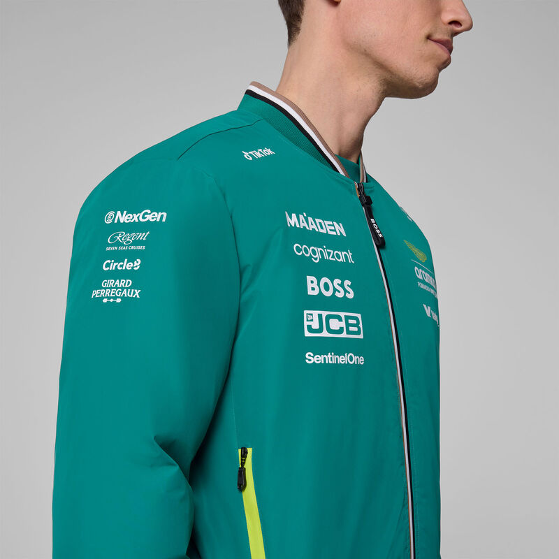 AMF1 RP TEAM BOMBER JACKET - green