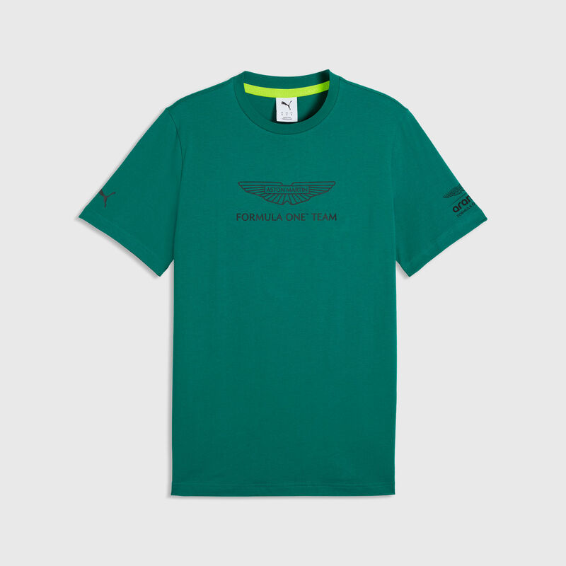 AMF1 FW Large Logo Tee - dark green moss