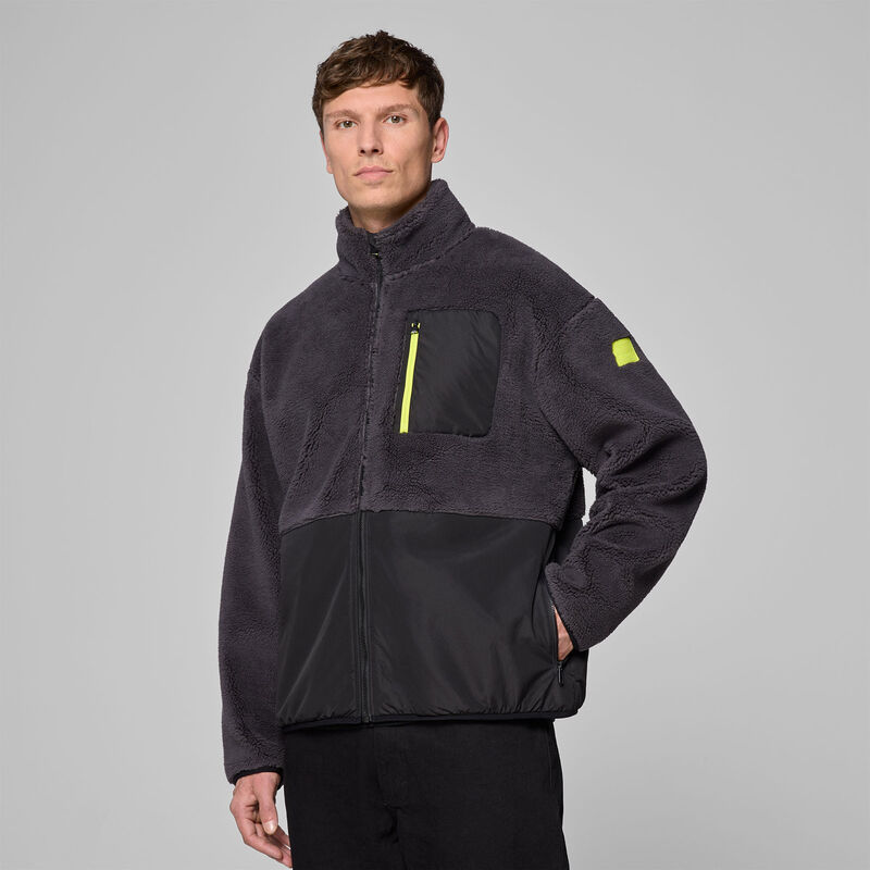 AMF1 FW TECH SHERPA JACKET - black