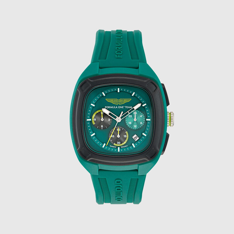 AMF1 OVR SILICONE STRAP WATCH - Green