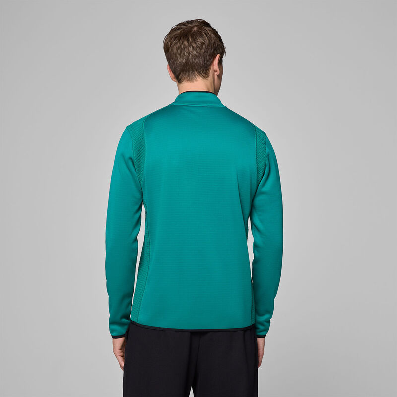 AMF1 FW MENS  1/4 ZIP SWEAT - green