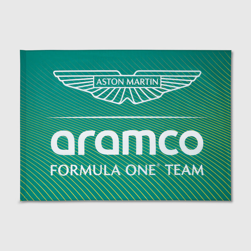 AMF1 FW TEAM GRANDSTAND FLAG - green