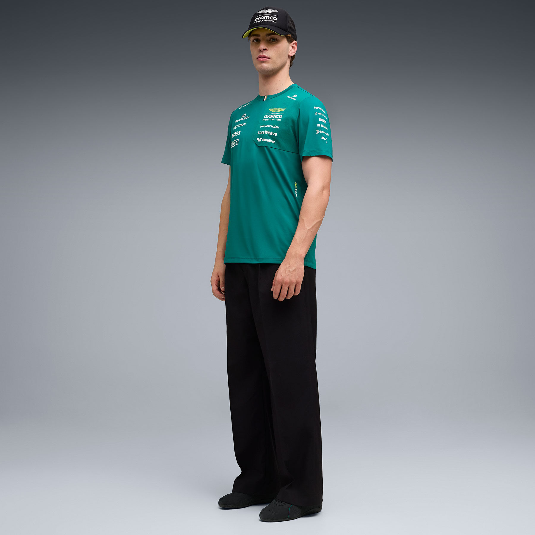 Shop | 2026 Replica Team T-shirt green | Aston Martin F1 Team
