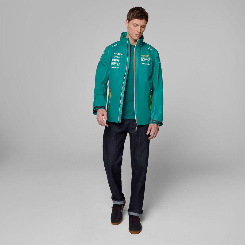 AMF1 RP TEAM RAIN JACKET - green