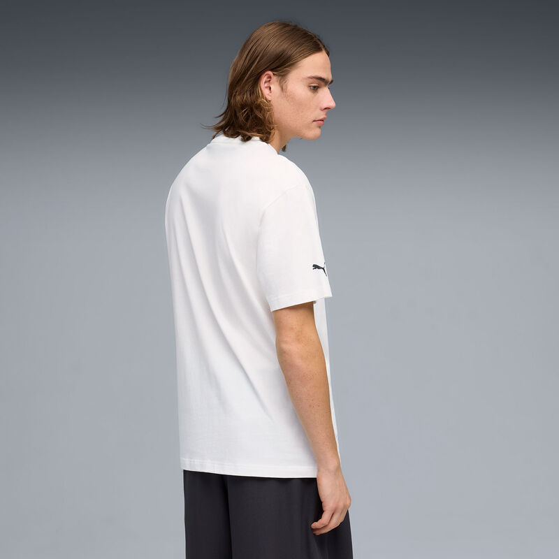 AMF1 LS Graphic Tee 1 - PUMA WHITE