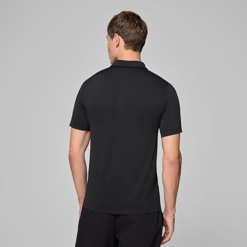 AMF1 FW MENS SEAMLESS POLO - black