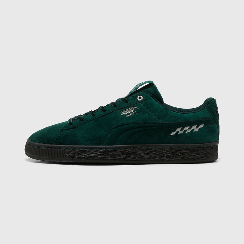 AMF1 LS BASKET VELVET - Green Lux-PUMA Silver
