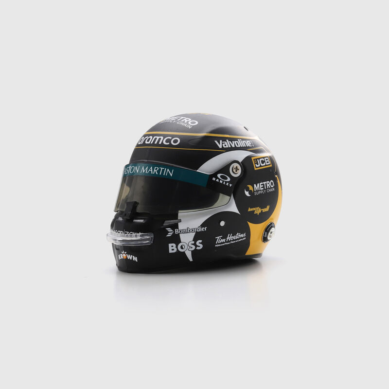 AMF1 LS CANADA 24 1:5 SCALE HELMET - black