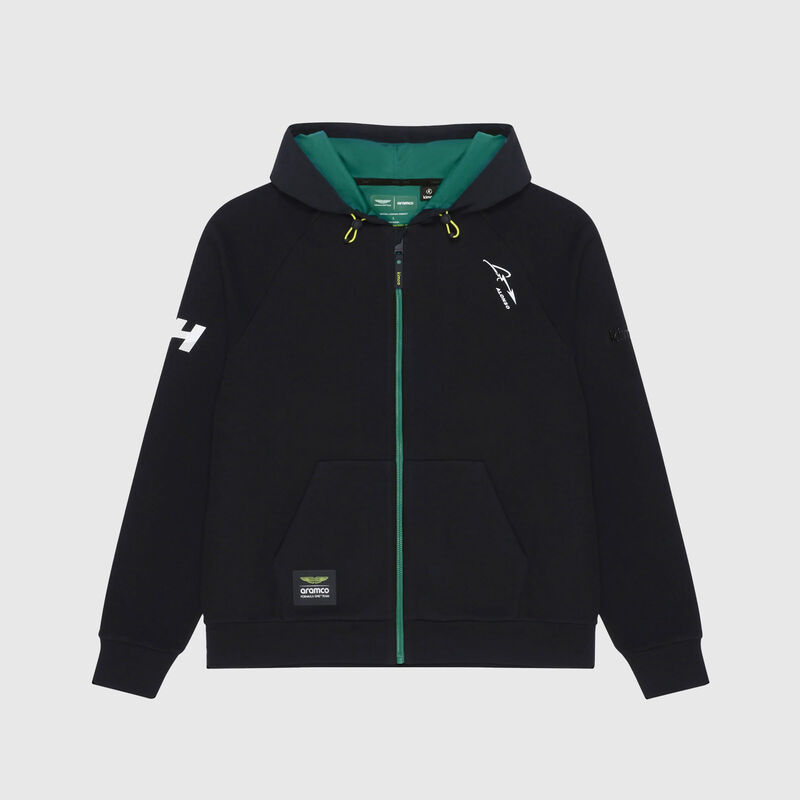 AMF1 FW KIMOA FULL ZIP HOODIE - black