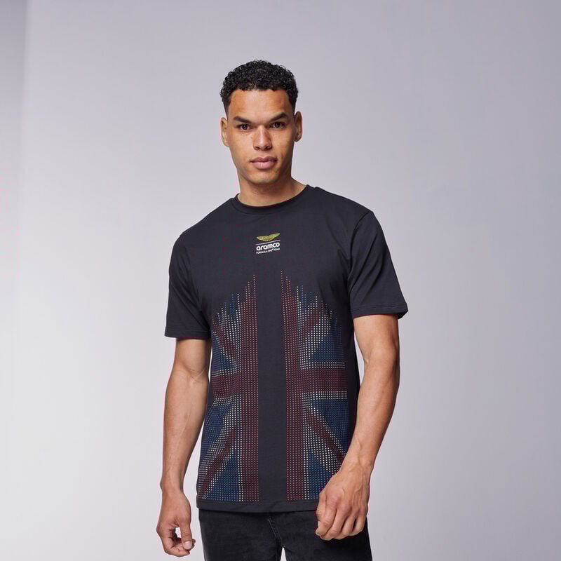 AMF1 FW SE SILVERSTONE GRAPHIC TEE - black