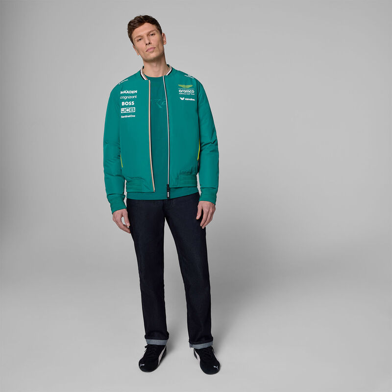 AMF1 RP TEAM BOMBER JACKET - green