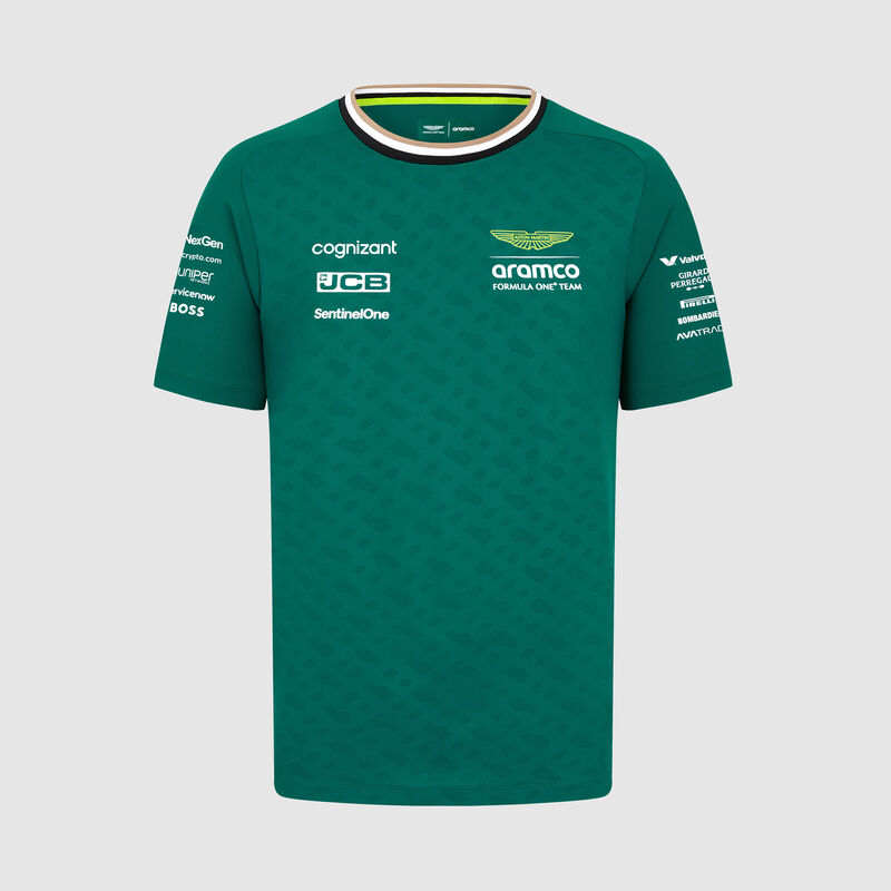Comprar Camiseta Fernando Alonso Aston Martin F1. Disponible en verde,  hombre