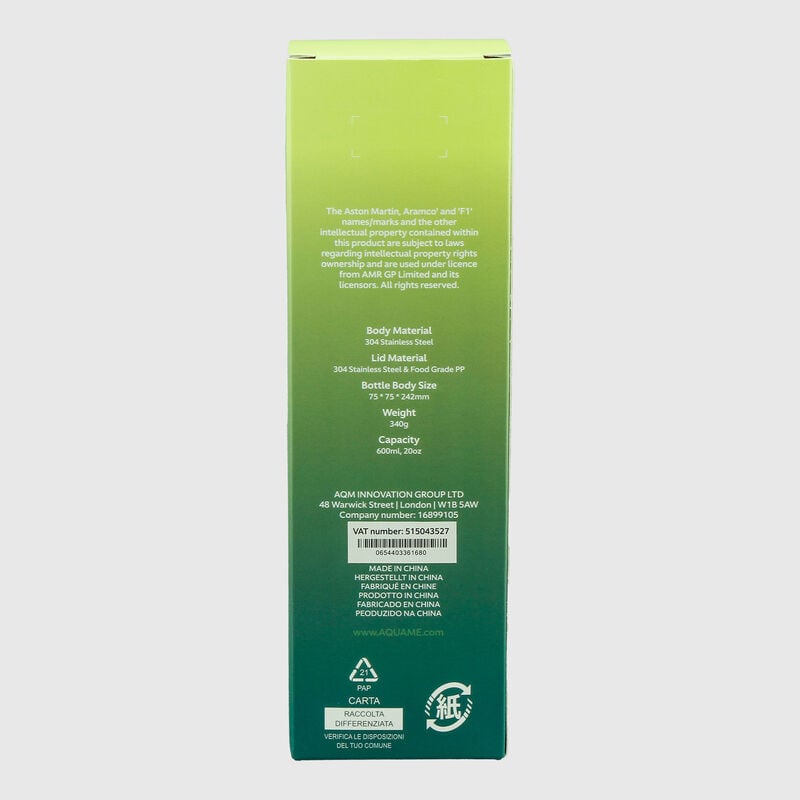 AMF1 TEAM WATER BOTTLE - Green