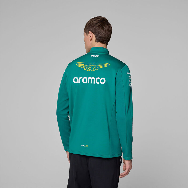 AMF1 RP MENS TEAM 1/4 ZIP - green