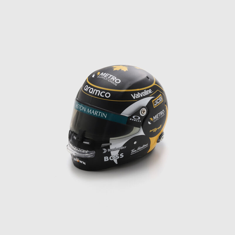 AMF1 LS CANADA 24 1:5 SCALE HELMET - black