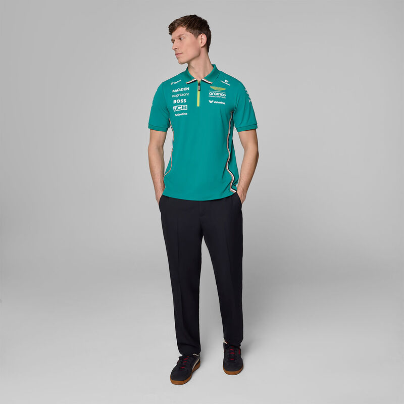 AMF1 RP MENS TEAM POLO - green