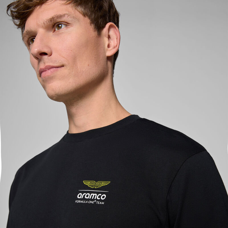 AMF1 FW MENS GRID GRAPHIC TEE - black