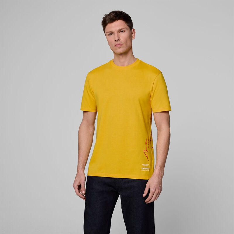 AMF1 FW SE SPANISH GP TEE - yellow