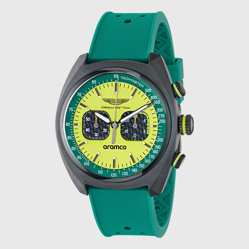 AMF1 DWF SILICONE STRAP WATCH - Podium Green