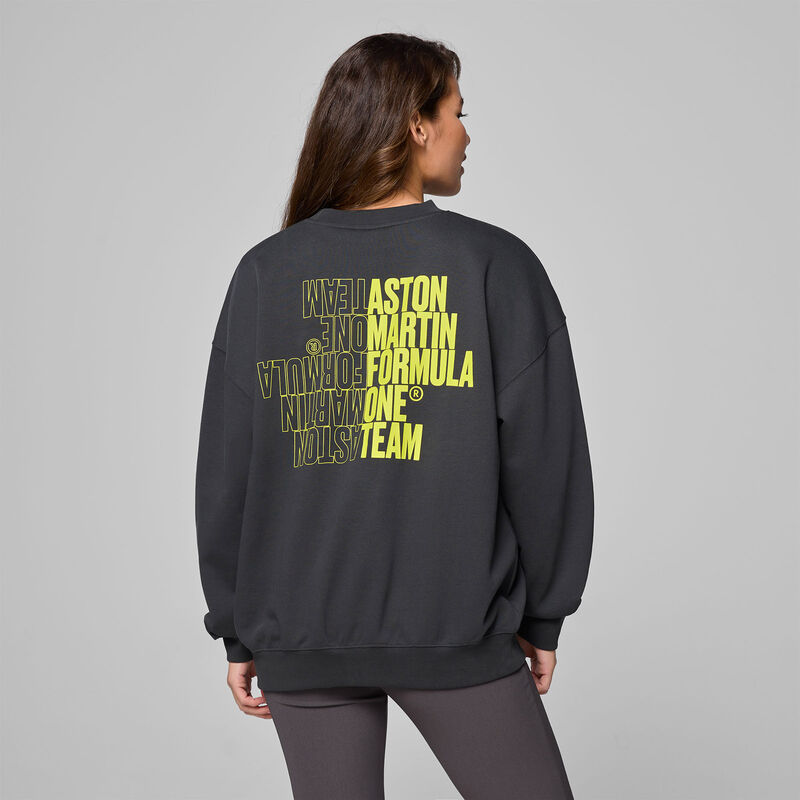 AMF1 FW WOMENS CREW SWEAT - black