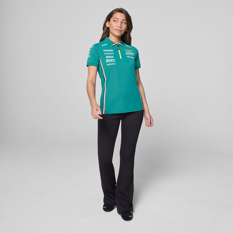 AMF1 RP WOMENS TEAM POLO - green