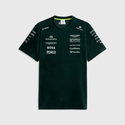 Aston Martin F1 2024 Lance Stroll Team Tshirt pour Hommes - Vert - Taille: M Aston Martin F1 2024 Lance Stroll Team Tshirt pour Hommes - Vert - Taille: M