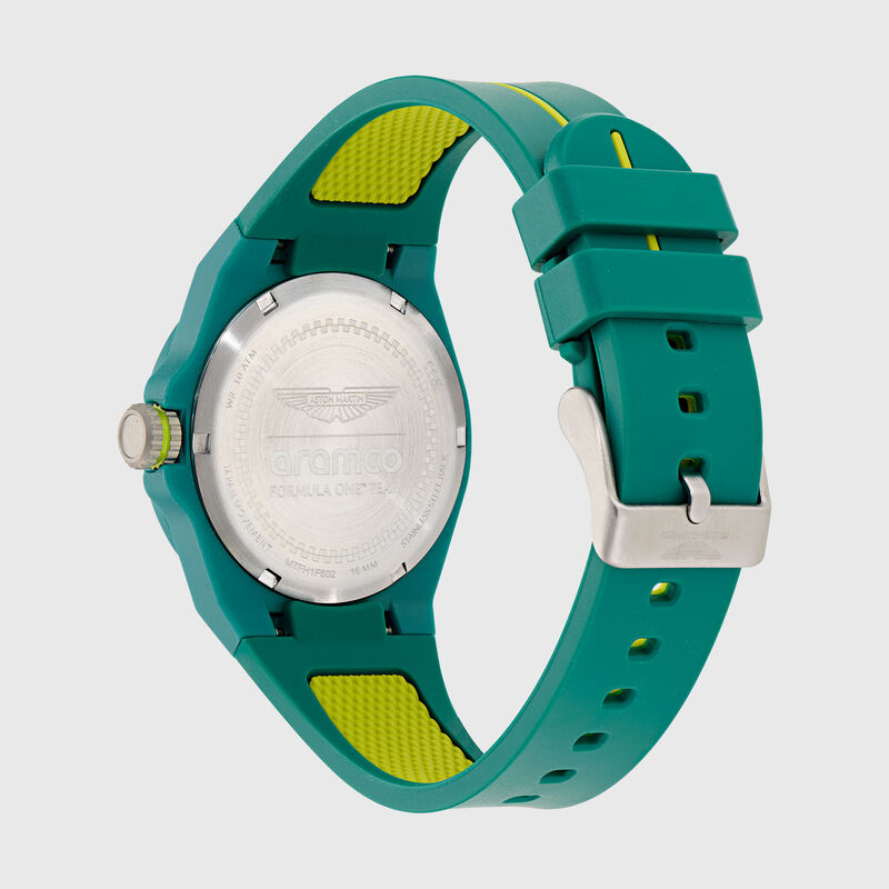 AMF1 SHD SILICONE STRAP WATCH - Podium Green
