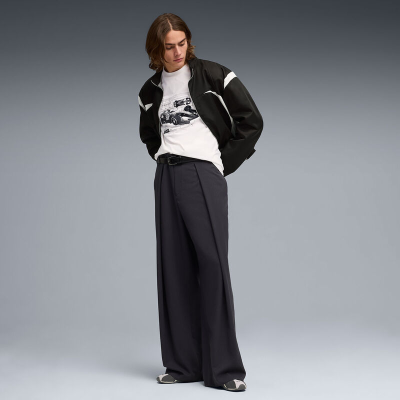 AMF1 LS Graphic Tee 1 - PUMA WHITE