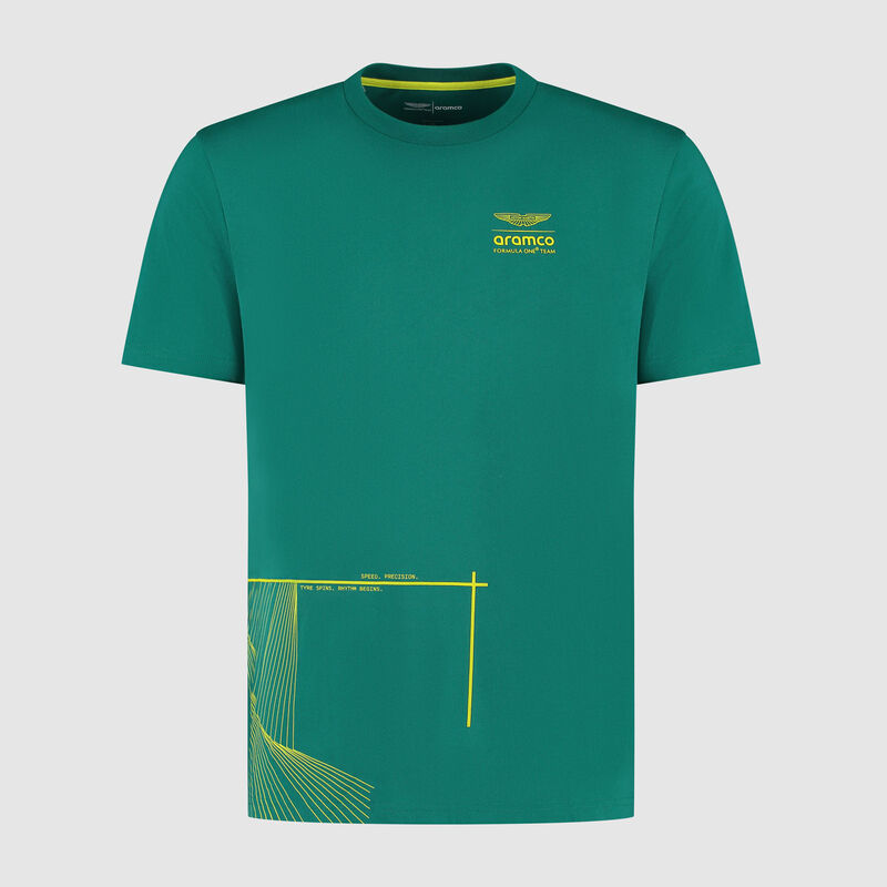AMF1 FW MENS GRAPH GRAPHIC TEE - green