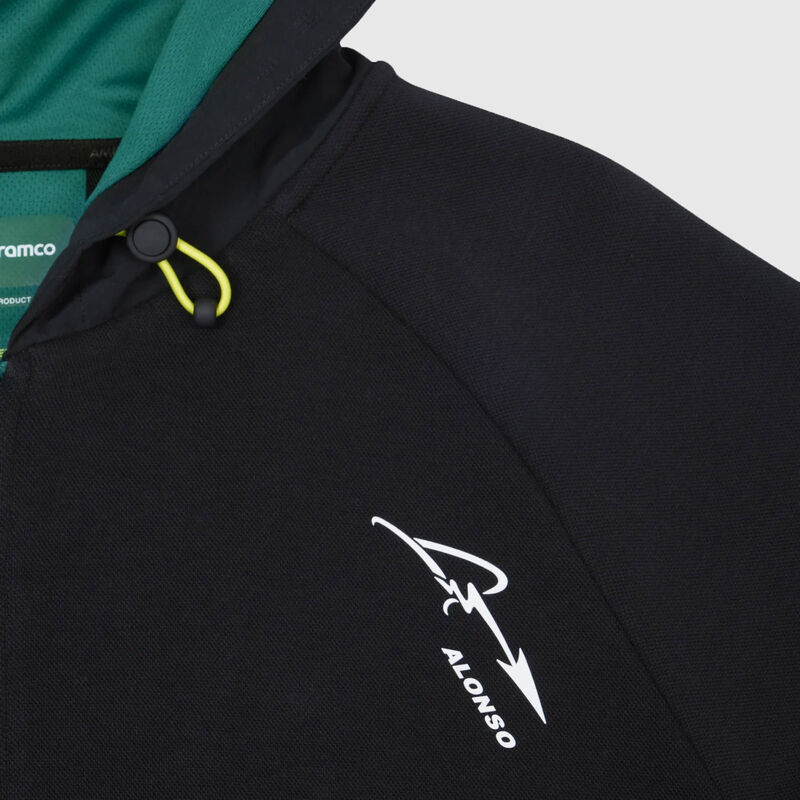 AMF1 FW KIMOA FULL ZIP HOODIE - black