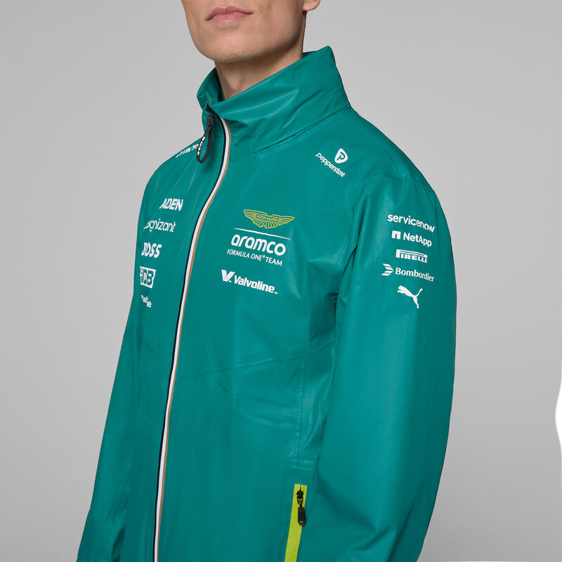 AMF1 RP TEAM RAIN JACKET - green