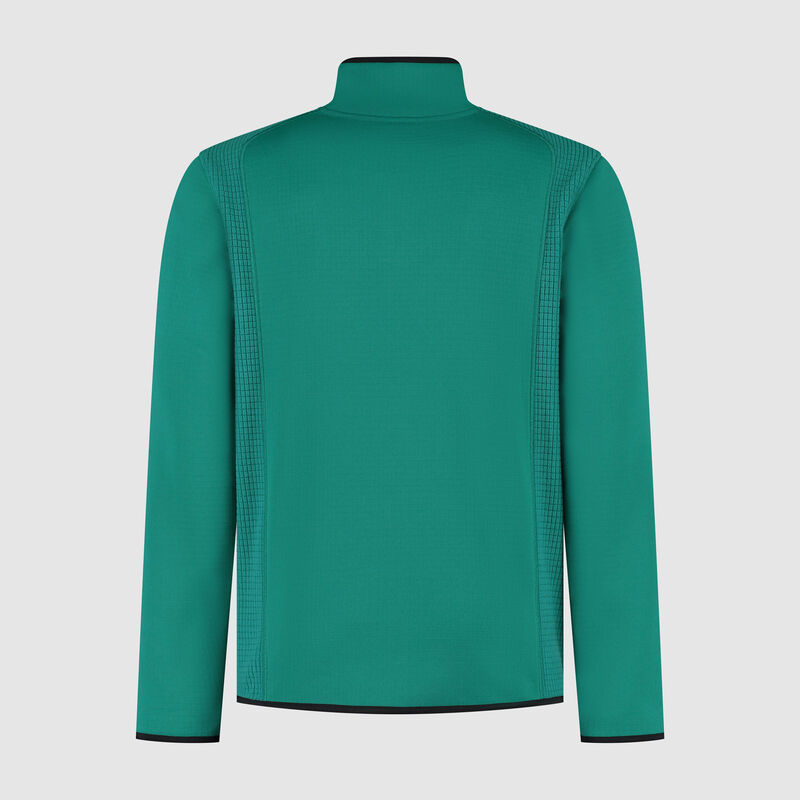 AMF1 FW MENS  1/4 ZIP SWEAT - green