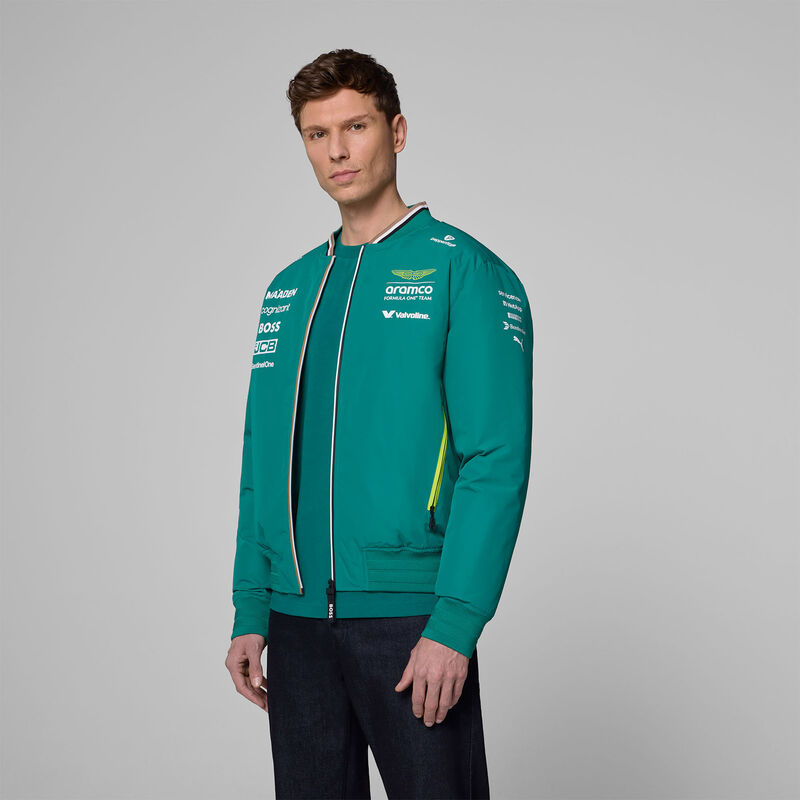 AMF1 RP TEAM BOMBER JACKET - green
